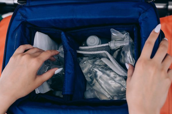 What are the essential items for a UK camping first aid kit?